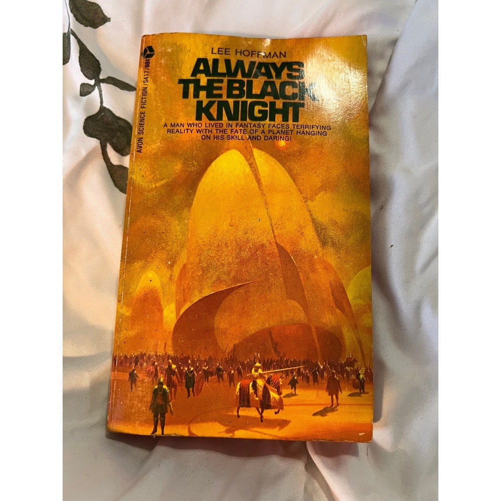 Always The Black Knight Lee Hoffman, Avon printing 1970 vintage Sci Fi paperback